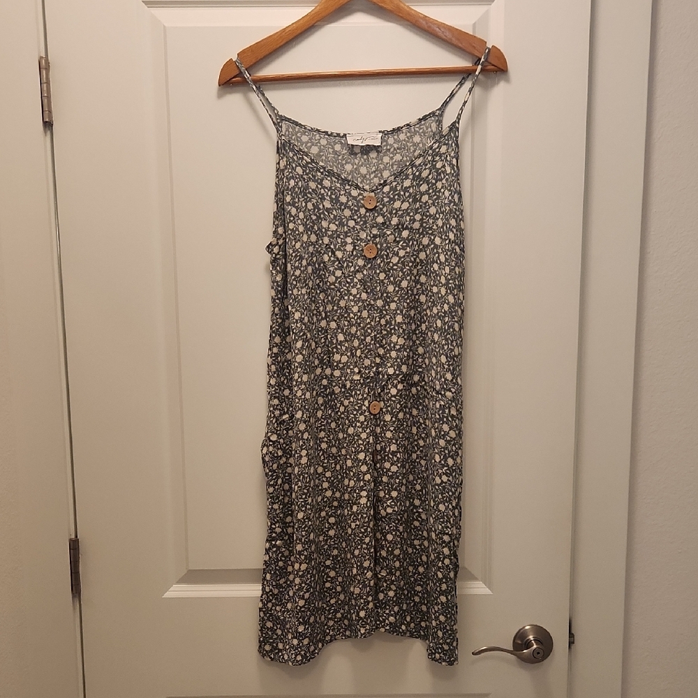 CJLA Floral Button-Down Dress